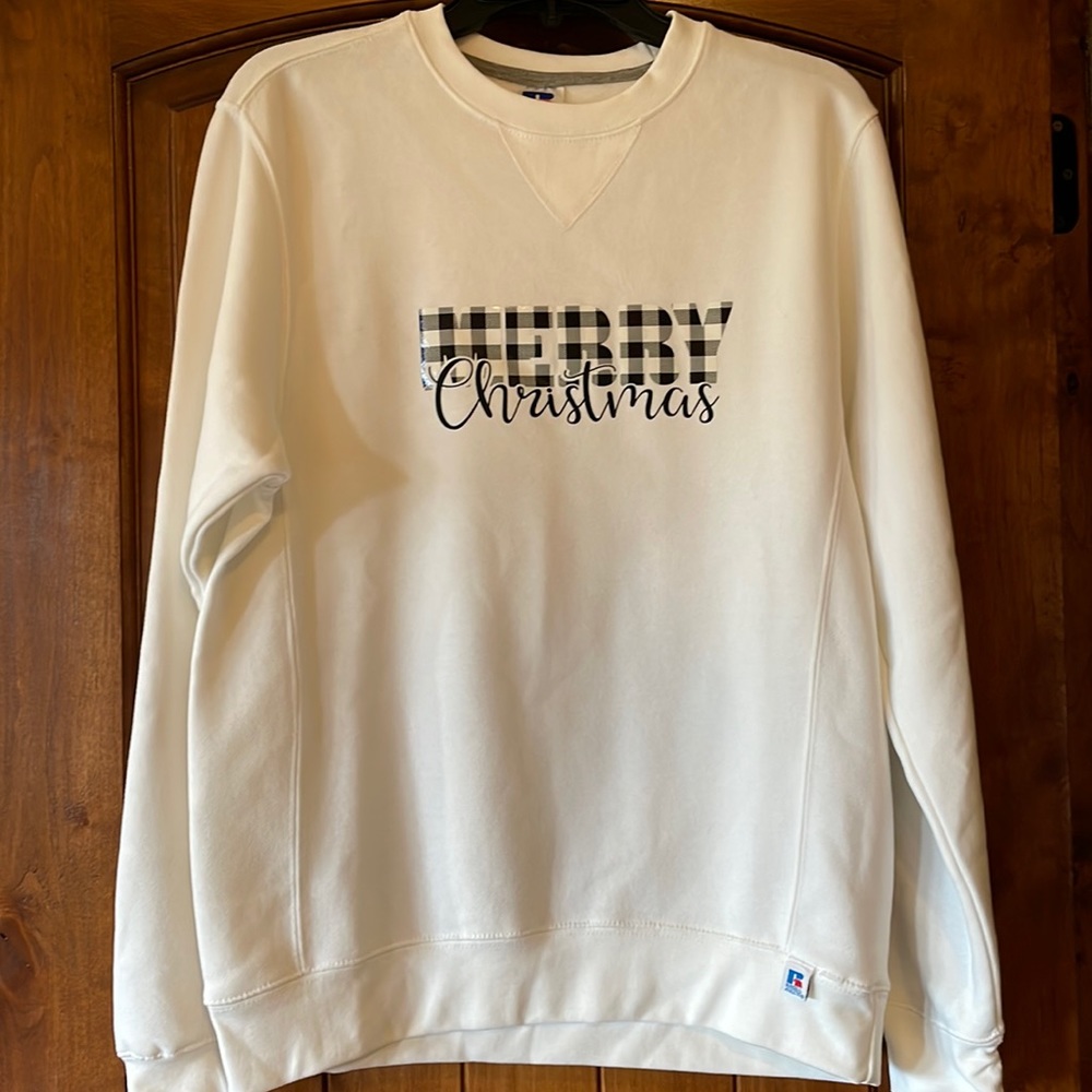 Woman’s crew neck Christmas sweatshirt
